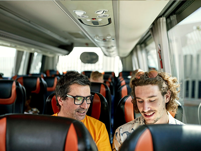 passengers on bus